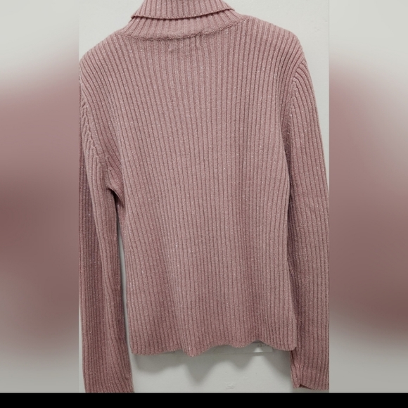 3/$15 FAIRWEATHER long sleeves turtle neck, pink color, L size. - Picture 3 of 3